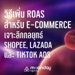 เพิ่ม ROAS ecommerce Shopee Lazada TikTok Ads