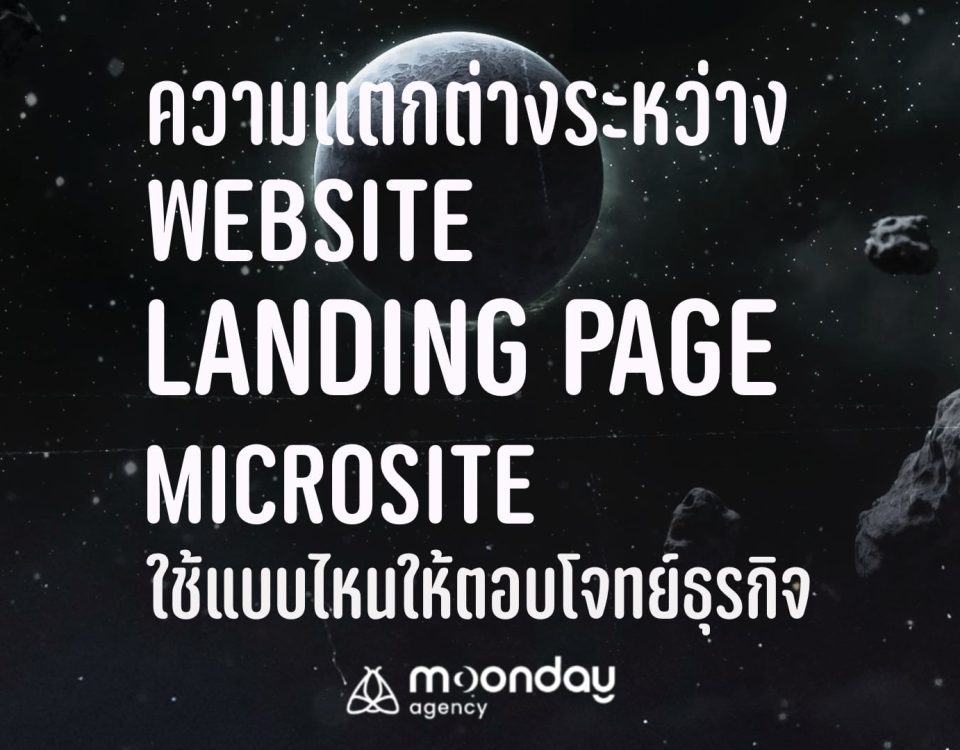 ความต่าง Website vs Landing Page vs Microsite