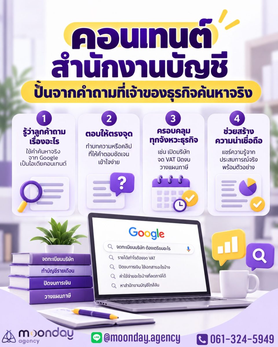 คอนเทนต์ สำนักงานบัญชี